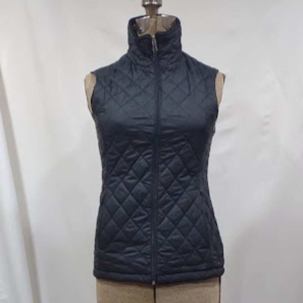 FREE COUNTRY BLACK REVERSIBLE PUFFER /FLEECE VEST  3 SEASON FULL ZIP